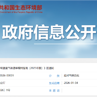 生态环境部印发《省级温室气体清单编制指南（2025年版）》