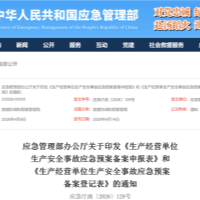 应急管理部办公厅关于安全生产事故应急预案备案的通知